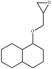 Oxirane, 2-[[(decahydro-1-naphthalenyl)oxy]methyl]- Structure
