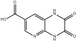 2,3-dioxo-1,2,3,4-tetrahydropyrido[2,3-b]pyrazine-7-carboxylic acid Struktur