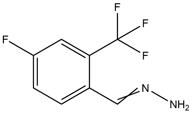 4-Fluoro-2-(trifluoromethyl)benzaldehyde hydrazone Structure