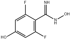 Benzenecarboximidamide, 2,6-difluoro-N,4-dihydroxy- 结构式