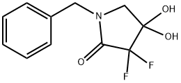 1-benzyl-3,3-difluoro-4,4-dihydroxypyrrolidin-2-one|