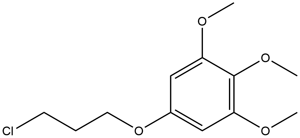 5-(3-Chloropropoxy)-1,2,3-trimethoxybenzene Structure