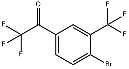 1-(4-BROMO-3-(TRIFLUOROMETHYL)PHENYL)-2,2,2-TRIFLUOROETHA 结构式