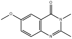 6-Methoxy-2,3-dimethylquinazolin-4(3H)-one Struktur