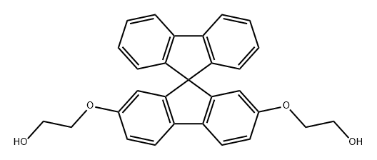 Ethanol, 2,2'-[9,9'-spirobi[9H-fluorene]-2,7-diylbis(oxy)]bis- Struktur