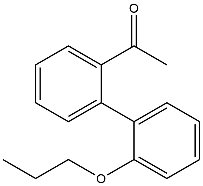 1-(2'-Propoxy[1,1'-biphenyl]-2-yl)ethanone,1918681-06-7,结构式