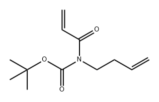 Carbamic acid, N-3-buten-1-yl-N-(1-oxo-2-propen-1-yl)-, 1,1-dimethylethyl ester Struktur