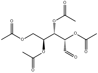 L-Ribose, 2,3,4,5-tetraacetate Struktur