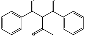 1,3-Butanedione, 2-benzoyl-1-phenyl- Structure
