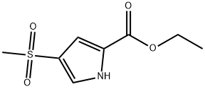 Ethyl 4-(methylsulfonyl)-1H-pyrrole-2-carboxylate,1923159-86-7,结构式