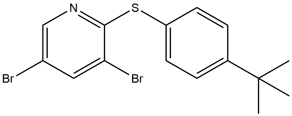 3,5-Dibromo-2-[[4-(1,1-dimethylethyl)phenyl]thio]pyridine|