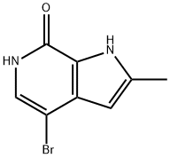 4-溴-2-甲基-1H-吡咯并[2,3-C]吡啶-7(6H)-酮, 1926136-63-1, 结构式