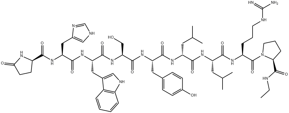 (Des-Gly10,D-Pyr1,D-Leu6,Pro-NHEt9)-LHRH|(Des-Gly10,D-Pyr1,D-Leu6,Pro-NHEt9)-LHRH