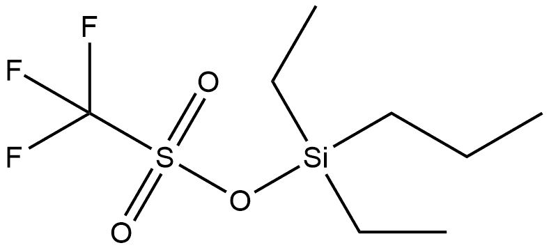 Methanesulfonic acid, 1,1,1-trifluoro-, diethylpropylsilyl ester|二乙基丙基硅烷基 三氟甲磺酸盐