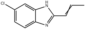 1H-Benzimidazole,5-chloro-2-(1-propenyl)-(9CI) Struktur