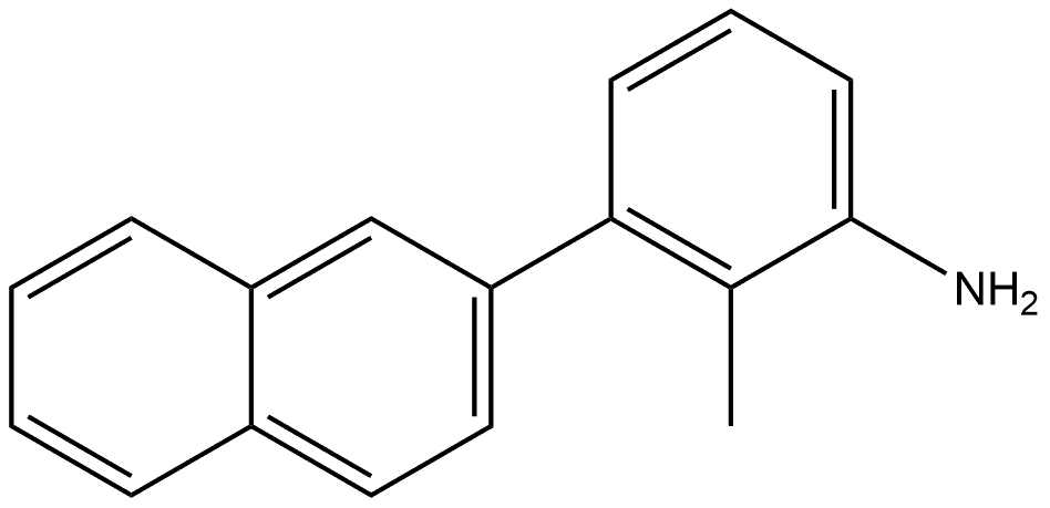 2-Methyl-3-(2-naphthalenyl)benzenamine Structure