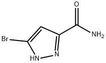 5-溴-1H-吡唑-3-甲酰胺, 1927872-30-7, 结构式