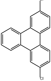 Triphenylene, 2-bromo-7-chloro- Structure