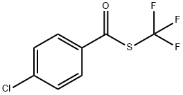 S-(trifluoromethyl) 4-chlorobenzothioate Structure