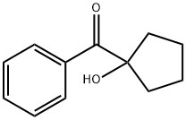 1-羟基环戊基苯基甲酮, 19300-92-6, 结构式