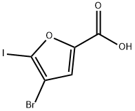 4-Bromo-5-iodofuran-2-carboxylic acid,19303-42-5,结构式