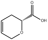 2H-Pyran-2-carboxylic acid, 3,6-dihydro-, (2R)- Structure