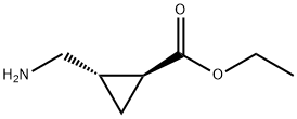 Cyclopropanecarboxylic acid, 2-(aminomethyl)-, ethyl ester, (1S,2S)-,1932084-60-0,结构式