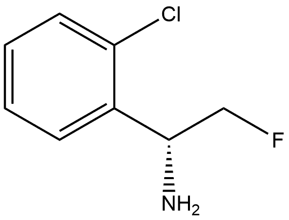(R)-1-(2-Chlorophenyl)-2-fluoroethan-1-amine Structure
