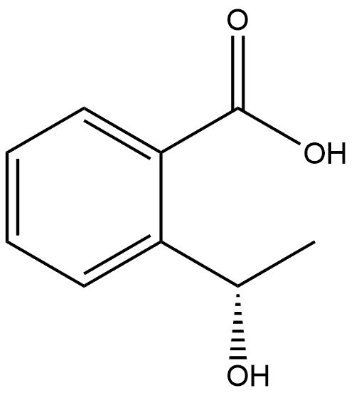 2-[(1S)-1-Hydroxyethyl]benzoic acid Structure