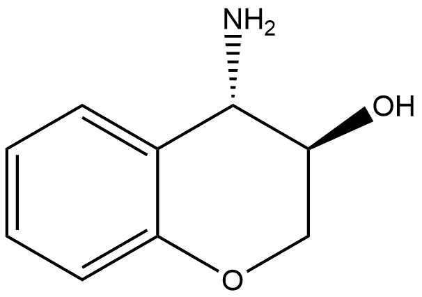 (3R,4S)-4-Amino-3,4-dihydro-2H-1-benzopyran-3-ol Struktur