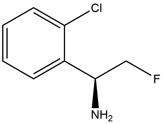 (S)-1-(2-Chlorophenyl)-2-fluoroethan-1-amine Structure