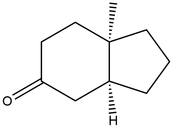 (3aS,7aR)-Octahydro-7a-methyl-5H-inden-5-one Struktur