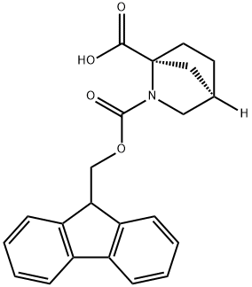 1932325-68-2	2-Azabicyclo[2.2.1]heptane-1,2-dicarboxylic acid, 2-(9H-fluoren-9-ylmethyl) ester, (1S,4R)-,1932325-68-2,结构式