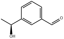 Benzaldehyde, 3-[(1S)-1-hydroxyethyl]- Struktur
