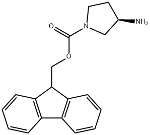 1-Pyrrolidinecarboxylic acid, 3-amino-, 9H-fluoren-9-ylmethyl ester, (3R)-|R-1-FMOC-3-氨基吡咯烷