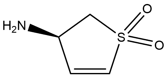 3-Thiophenamine, 2,3-dihydro-, 1,1-dioxide, (3R)- Structure