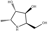 (2R,3S,4S,5R)-2-(Hydroxymethyl)-5-methyl-3,4-pyrrolidinediol,1932460-16-6,结构式