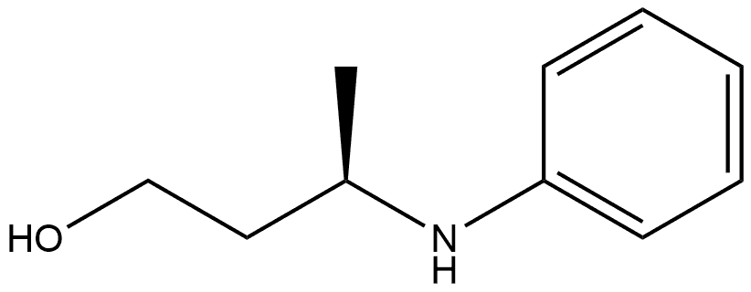 (3R)-3-(Phenylamino)-1-butanol Structure