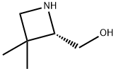 2-Azetidinemethanol, 3,3-dimethyl-, (2S)- Struktur