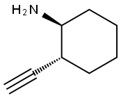 Cyclohexanamine, 2-ethynyl-, (1S,2R)- Struktur