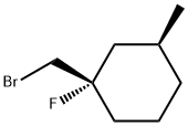 (1S,3S)-1-(溴甲基)-1-氟-3-甲基环己烷,1932635-01-2,结构式