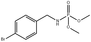 (4-bromophenyl)methyl](dimethoxyphosphoryl)amine 化学構造式