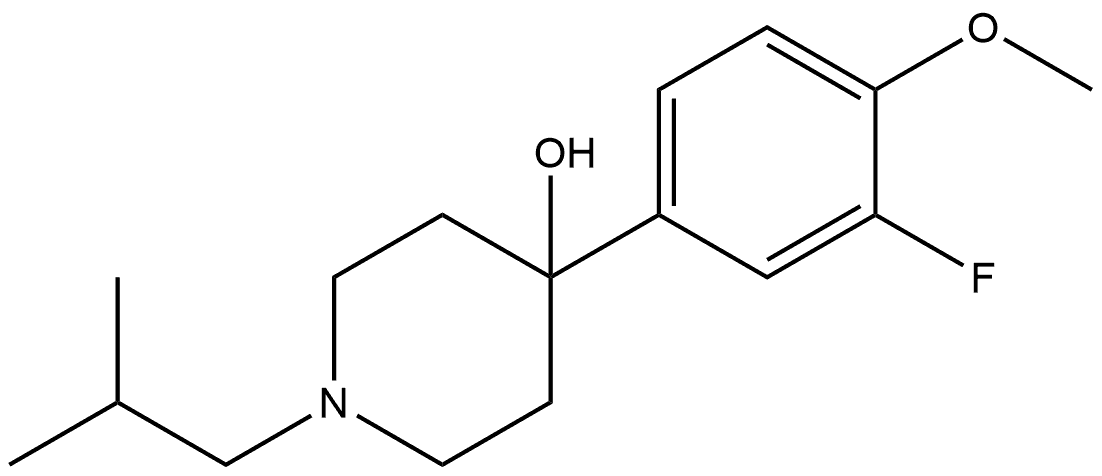 1933996-13-4 4-(3-Fluoro-4-methoxyphenyl)-1-(2-methylpropyl)-4-piperidinol