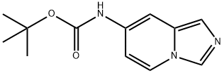Carbamic acid, N-imidazo[1,5-a]pyridin-7-yl-, 1,1-dimethylethyl ester Struktur