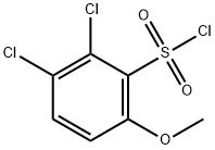 Benzenesulfonyl chloride, 2,3-dichloro-6-methoxy- 结构式