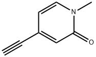 4-ethynyl-1-methyl-1,2-dihydropyridin-2-one 化学構造式