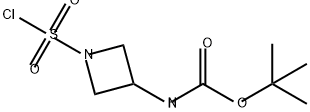 Carbamic acid, N-[1-(chlorosulfonyl)-3-azetidinyl]-, 1,1-dimethylethyl ester|(1-(氯磺酰基)氮杂环丁烷-3-基)氨基甲酸叔丁酯