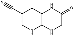 2-Oxo-decahydro-pyrido[2,3-b]pyrazine-7-carbonitrile Structure