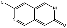 2,6-Naphthyridin-3(2H)-one, 7-chloro- Struktur