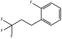 1-Fluoro-2-(3,3,3-trifluoropropyl)benzene 结构式